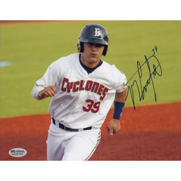 BROOKLYN CYCLONES SGA MICHAEL CONFORTO BLUE MINOR LEAGUE JERSEY SIZE SMALL - Picture 2 of 8